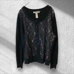 【バナナリパブリック】BANANA REPUBLIC フロントレースカーディガン