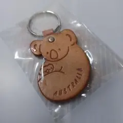 コアラ型レザーキーホルダー AUSTRALIA