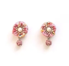 さくら ピアス イヤリング(シルバー)