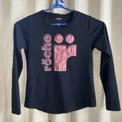 M 黒 長袖 Tシャツ　ローチェ　テニスウェア　レディース