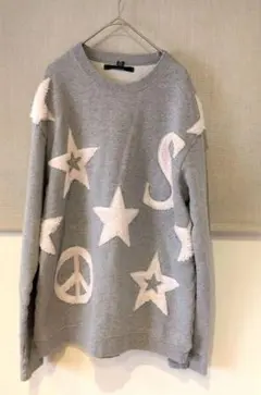 STUD MUFFIN / スタッドマフィン ボアSweat Shirt　グレー