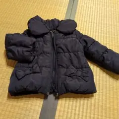 BeBe ネイビー 中綿コート 90cm ダウン アウター
