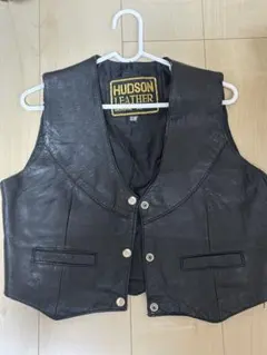 Harrods ハロッズ レザーベスト ブラウン - メルカリ