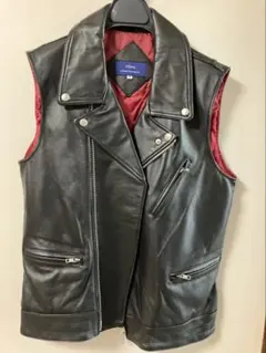 ITEMS URBAN RESEARCH レザー ダブルライダース ベスト