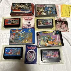 ドラゴンクエスト ファミコン I II III IV 箱付き 説明書 あり