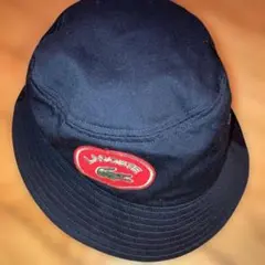 LACOSTE 　ビームスコラボ　別注　ヴィンテージバッジハット　ダークブルー