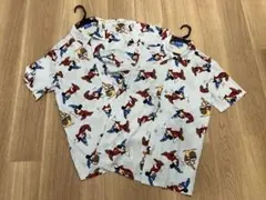 ミッキーマウス アロハシャツ 半袖 ペア L/S