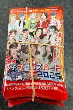 イベント入手 BBM 女子プロレスカード2025 未開封12パック