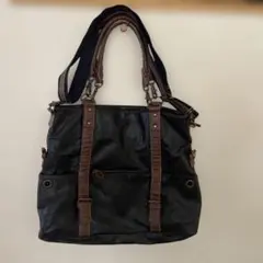 ブラック ショルダーバッグ、トートバッグ2way