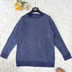 UNIQLO ユニクロ ウルトラストレッチチュニック（M）トップスのみ ボーダー
