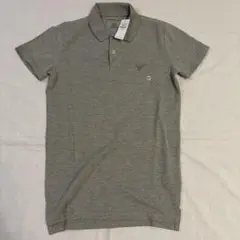 【新品】AMERICAN EAGLE グレー ポロシャツ US XS