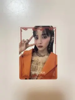 FRUITS ZIPPER クリアトレーディングカード 鎮西寿々歌