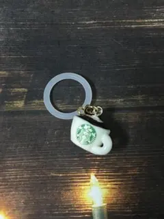 2個セット スタバ マグカップ型 キーホルダー 傘チャーム 新品・未使用