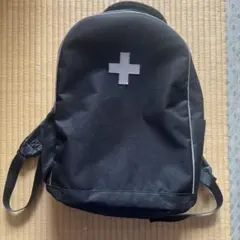블랙 배낭 배낭 십자 모티브