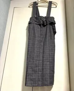 値下げ中 nano universe チェック柄サロペット