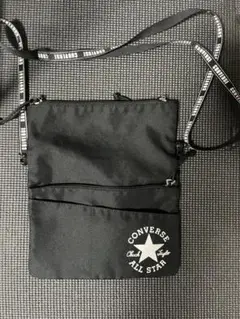 CONVERSE ALL STAR ブラックショルダーバッグ