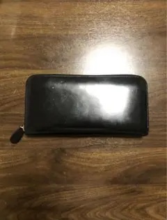 本革 長財布　ブラック　10cm×20cm 日本製
