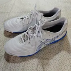 ASICS ELASTICO フットサルシューズ ホワイト/ブルー　WIDE