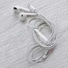 iPhone付属品 純正 有線イヤホン マイク付き ライトニングケーブルイヤホン