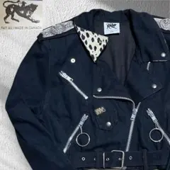 パラスコ　デニムジャケット　異素材ミックス　シースルー　ロゴボタン　カナダ製　M 2025年最新】Parasuco Gジャン・デニムジャケット・カバーオール