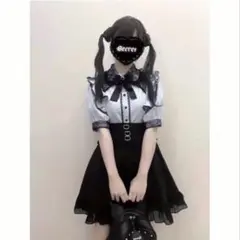 地雷系スカート　ブラック　新品未使用タグ付き