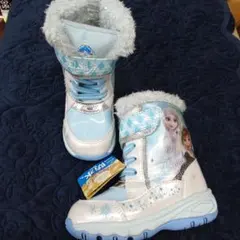 未使用16.0㎝☆アナ雪Frozen エルサ アナ ブーツ 防水☆検スノー