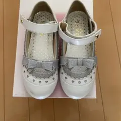 フォーマルシューズ ホワイト　20センチから21センチ