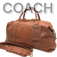 希少 OLD COACH コーチ 2way ボストンバッグ ショルダー レザー