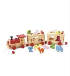 未使用品　どうぶつパズル列車