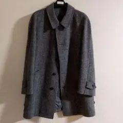 ヘリンボーン ステンカラーコート