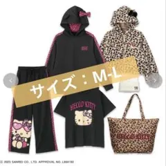 アベイル　しまむら　キティ　ヒョウ柄　ハッピーバッグ　福袋M-L 6点セット