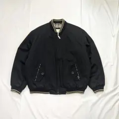 【Aquascutum】90sロゴ刺繍・中綿・短丈ブルゾン・ボンバージャケット