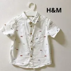H&M*車柄シャツ 90