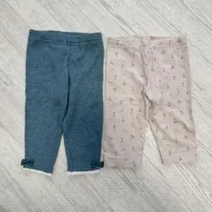 le zoo リボン付きレギンスセット