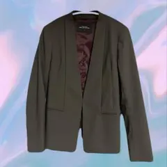 【週末セール】 テーラードジャケット ブラウン 38