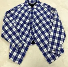 BALENCIAGA チェック柄ネルシャツ 38 BALENCIAGA チェック柄 長袖シャツ サイズ38