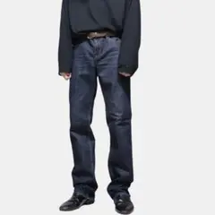 バナナリパブリック　インディゴ　ストレート　セミフレアパンツ　ローライズ