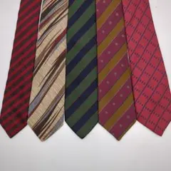 ビジネス用ネクタイ 5本セット　まとめ売り