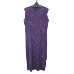 大きいサイズ✨ PLEATS PLEASE ロングワンピース ノースリーブ XL 大きいサイズ✨ PLEATS PLEASE ロングワンピース ノースリーブ