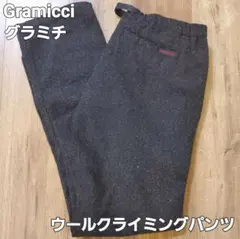ウールパンツ ワイドパンツ