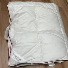 高品質 TempraKON ホワイトグースダウン敷きパッド シングル