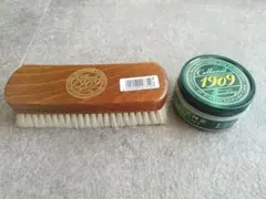 Collonil 1909 レザーケアブラシとクリームセット カラーレス