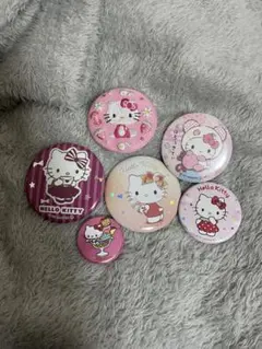 Hello Kitty 缶バッジ 6個セット