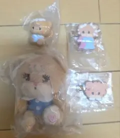 mikko characters ラテ　４点セット