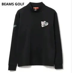 【美品】BEAMSGOLF/ 別注 フラッグモックネックシャツ レディース