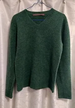 【JOURNAL STANDARD】Vネックセーター（グリーン）