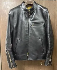 希少ビッグサイズY2レザー製ホースハイドレザー ダブルライダース42XL茶芯 希少ビッグサイズY2レザー製ホースハイドレザー ダブルライダース42XL