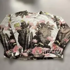 花柄 スウェット