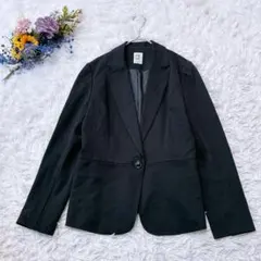 美品＊MICHEL KLEIN　テーラードジャケット　シングル　オフィス　黒　M