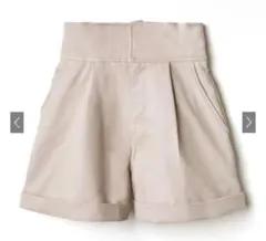 レザー ショートパンツ